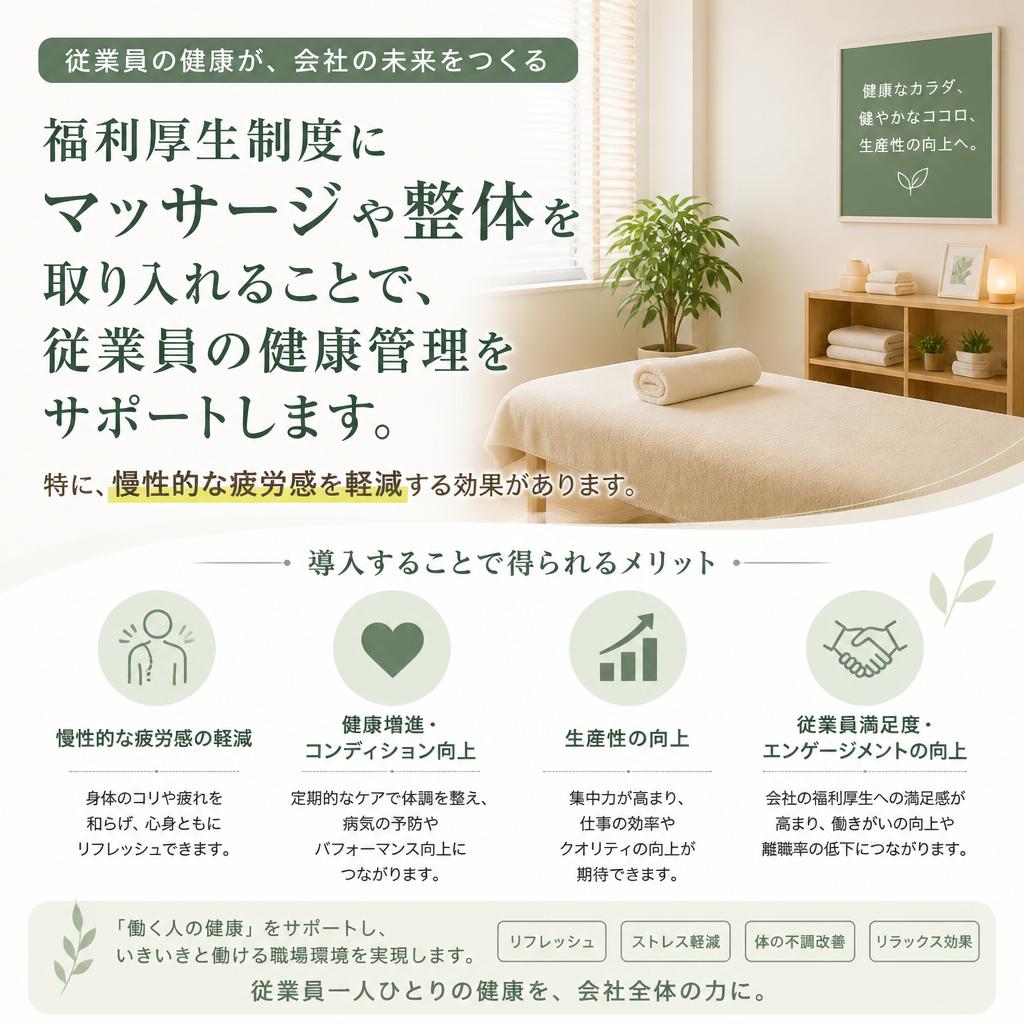 福利厚生制度での健康サポートの重要性